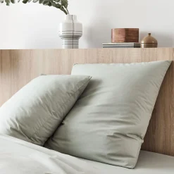 Taie D'Oreiller*alinea Lot de 2 taies d'oreiller en coton - olivier 65x65cm Vert