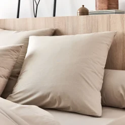 Taie D'Oreiller*alinea Lot de 2 taies d'oreiller en coton - alpilles 65x65cm Beige