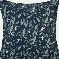 Taie D'Oreiller*alinea Lot de 2 taies d'oreiller fleurs d'oranger en percale de coton 63x63cm - Bleu