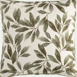 Taie D'Oreiller*alinea Lot de 2 taies d'oreiller motif végétal en coton 65x65cm - Vert