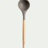 Ustensile De Cuisine|Couvert De Service*alinea Louche en bois et silicone - brun terre ombre