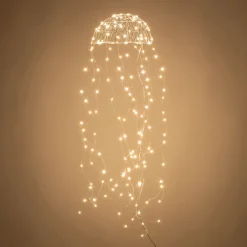 Guirlande De Noël*alinea Lustre méduse en fer H100xD27cm - Jaune