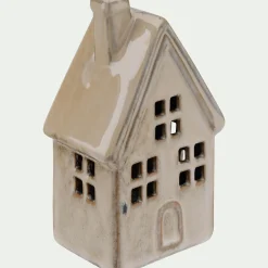 Décoration De La Table De Noël|Objet Décoratif De Noël*alinea Maisonnette à poser en céramique - Beige