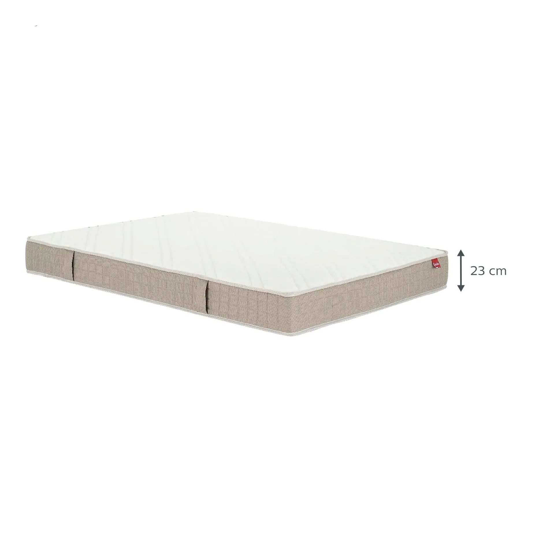 Matelas 140X190 Cm*alinea Matelas epeda à ressorts accueil ferme140x190cm Taupe