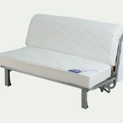 Canapé Bz*alinea Matelas mousse DUNLOPILLO 15cm pour BZ 140cm Blanc
