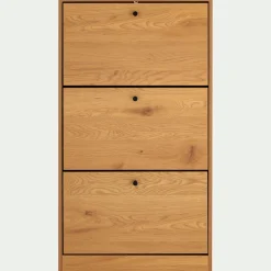 Meuble D'Entrée*alinea Meuble à chaussures en bois - Bois clair