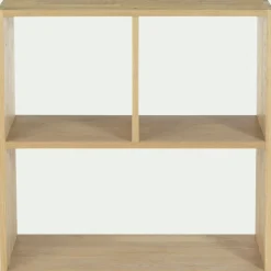 Rangement À Composer*alinea Meuble bas à 3 cases en chêne - Bois clair