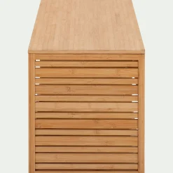 Meuble Sous Vasque*alinea Meuble double sous vasque murale en bambou - L120cm Bois clair