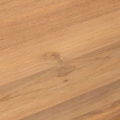 Meuble Tv*alinea Meuble tv 2 portes en teck recyclé et cannage L150cm - Bois clair