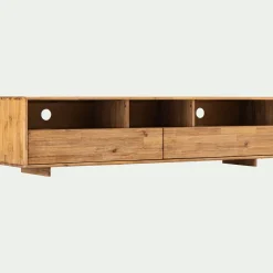Meuble Tv*alinea Meuble TV en acacia L170cm - Bois clair