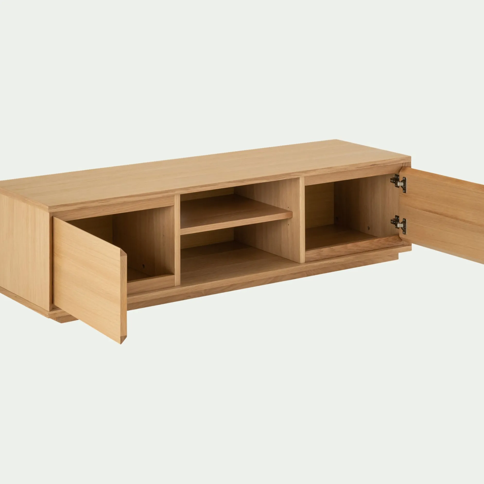 Meuble Tv*alinea Meuble TV en bois 2 portes - Bois clair