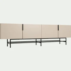 Meuble Tv*alinea Meuble TV en bois 4 portes - Beige