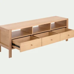 Meuble Tv*alinea Meuble TV en chêne L160cm - Bois clair