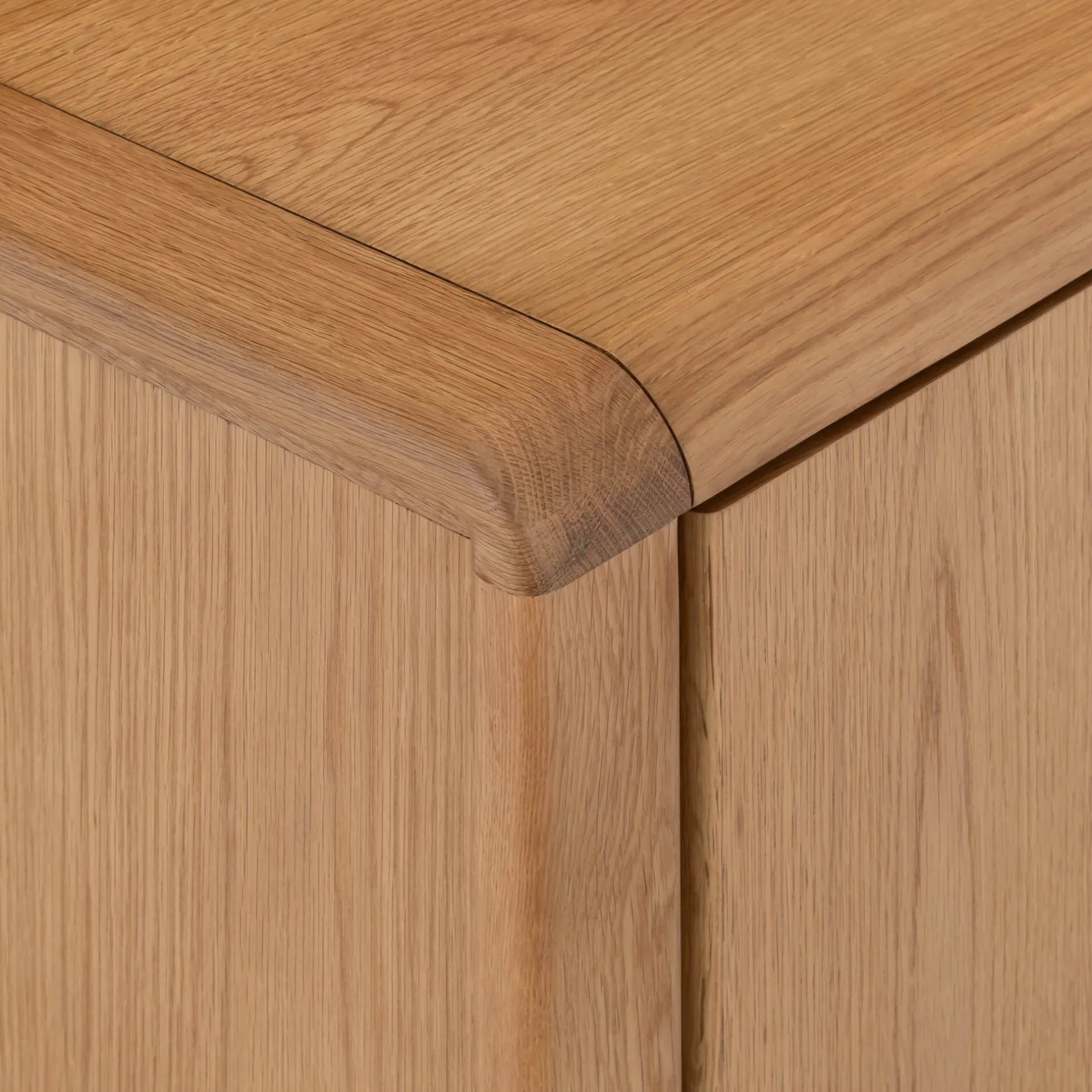 Meuble Tv*alinea Meuble TV en chêne massif 2 portes - Bois clair