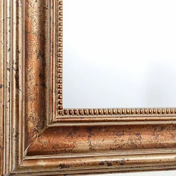 Miroir*alinea Miroir à moulures en bois H115cm - Doré