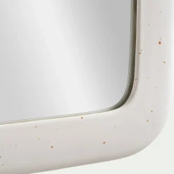 Miroir*alinea Miroir carré en grès 41,5x51cm - Blanc