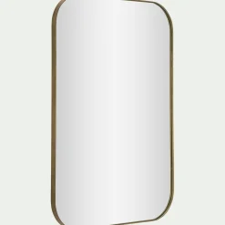 Miroir*alinea Miroir en aluminium 59x88cm - Doré