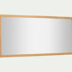 Miroir*alinea Miroir en bois de chêne - 40x100cm Naturel