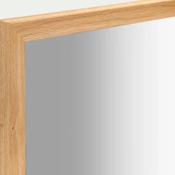 Miroir*alinea Miroir en bois de chêne - 40x100cm Naturel