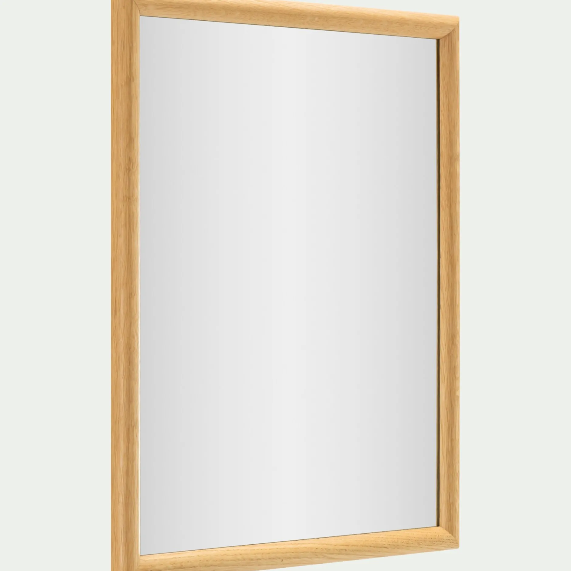 Miroir*alinea Miroir en bois de chêne 30x40cm - Naturel