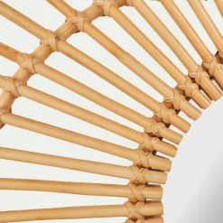 Matelas Enfant|Déco Murale*alinea Miroir en rotin - l75cm Naturel