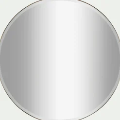 Miroir*alinea Miroir rond avec pourtour en métal D100 cm - Doré