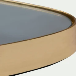 Miroir*alinea Miroir triangulaire - 54x35cm Doré