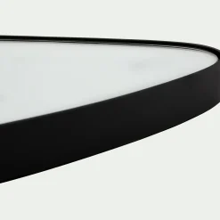 Miroir*alinea Miroir triangulaire - 42x62,5cm Noir