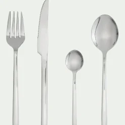 Ménagère Et Coffret Couverts|Couvert De Noël*alinea Ménagère 24 pièces en acier inoxydable poli - argenté Gris