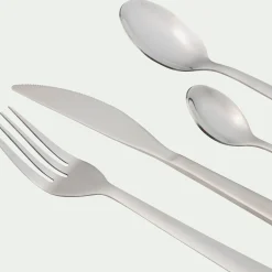 Ménagère Et Coffret Couverts*alinea Ménagère 24 pièces en inox brillant - métallisé Gris