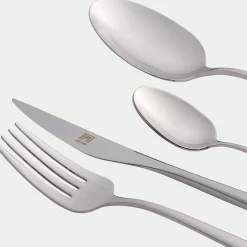 Ménagère Et Coffret Couverts|Couvert De Noël*alinea Ménagère 16 pièces en inox 3mm - Argenté