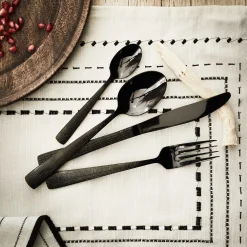 Ménagère Et Coffret Couverts|Couvert De Noël*alinea Ménagère 16 pièces en inox Noir