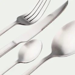 Ménagère Et Coffret Couverts|Couvert De Noël*alinea Ménagère 16 pièces en inox satiné Argenté