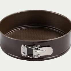 Emporte-Pièce Et Cercle À Pâtisserie|Moule À Gâteau*alinea Moule à manqué rond démontable en acier D24cm - Marron