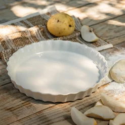 Moule À Gâteau|Plat À Four*alinea Moule à tarte en céramique D31cm - Beige