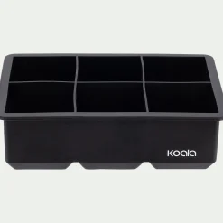Accessoire Vin*alinea Moule pour 6 glaçons carrés en silicone - Noir