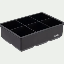 Accessoire Vin*alinea Moule pour 6 glaçons carrés en silicone - Noir