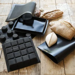 Moule À Gâteau*alinea Moule pour 20 muffins en fibre de verre et silicone - Noir