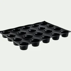 Moule À Gâteau*alinea Moule pour 20 muffins en fibre de verre et silicone - Noir
