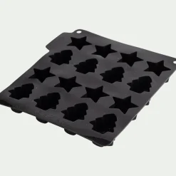Moule À Gâteau*alinea Moule sucette chocolat de Noël en silicone - Noir