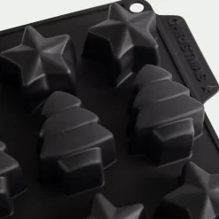 Moule À Gâteau*alinea Moule sucette chocolat de Noël en silicone - Noir