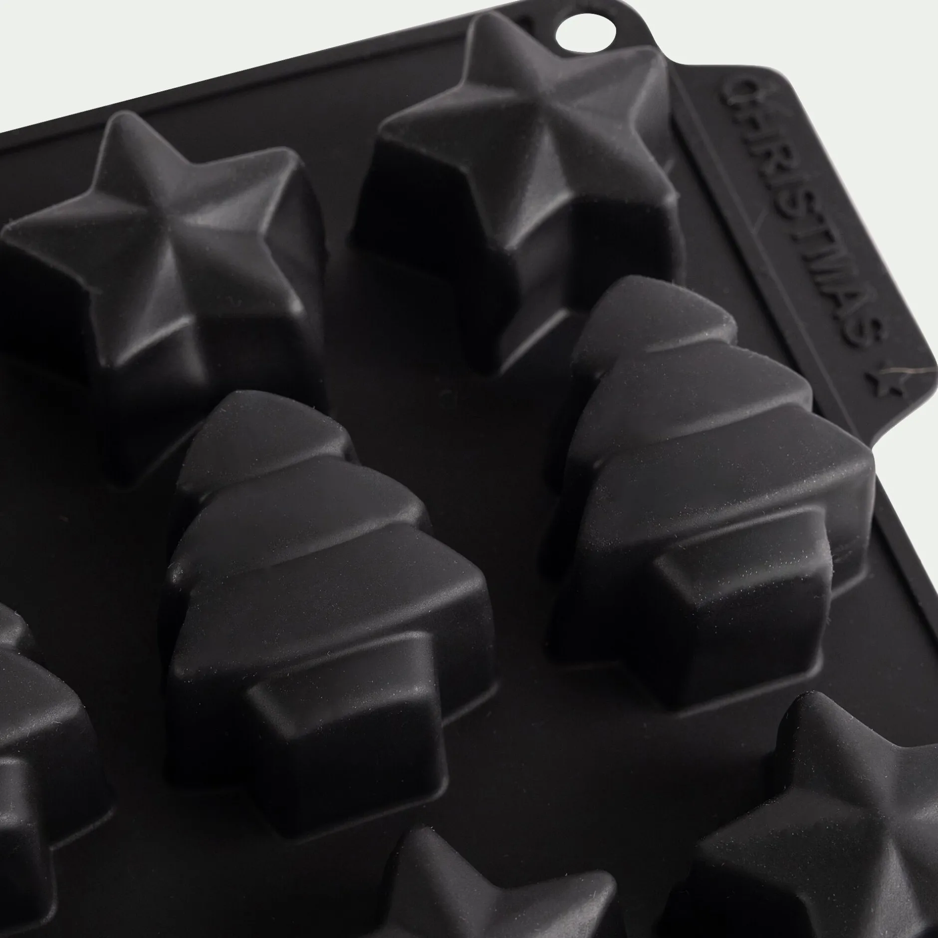 Moule À Gâteau*alinea Moule sucette chocolat de Noël en silicone - Noir
