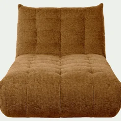 Fauteuil|Canapé Modulable*alinea Méridienne en tissu chenille - argan Jaune