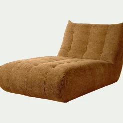 Fauteuil|Canapé Modulable*alinea Méridienne en tissu chenille - argan Jaune