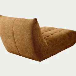 Fauteuil|Canapé Modulable*alinea Méridienne en tissu chenille - argan Jaune