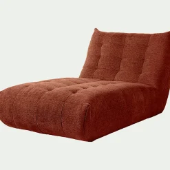 Fauteuil|Canapé Modulable*alinea Méridienne en tissu chenille - brun rustrel Marron