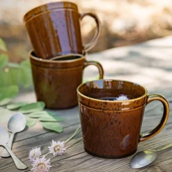 Vaisselle Petit Déjeuner|Tasse Et Mug*alinea Mug avec anse en grès 50cl - argan Jaune