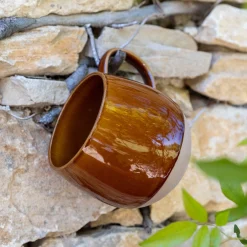 Vaisselle Petit Déjeuner|Tasse Et Mug*alinea Mug avec anse en grès 47cl - brun rustrel Marron