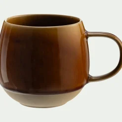Vaisselle Petit Déjeuner|Tasse Et Mug*alinea Mug avec anse en grès 47cl - brun rustrel Marron
