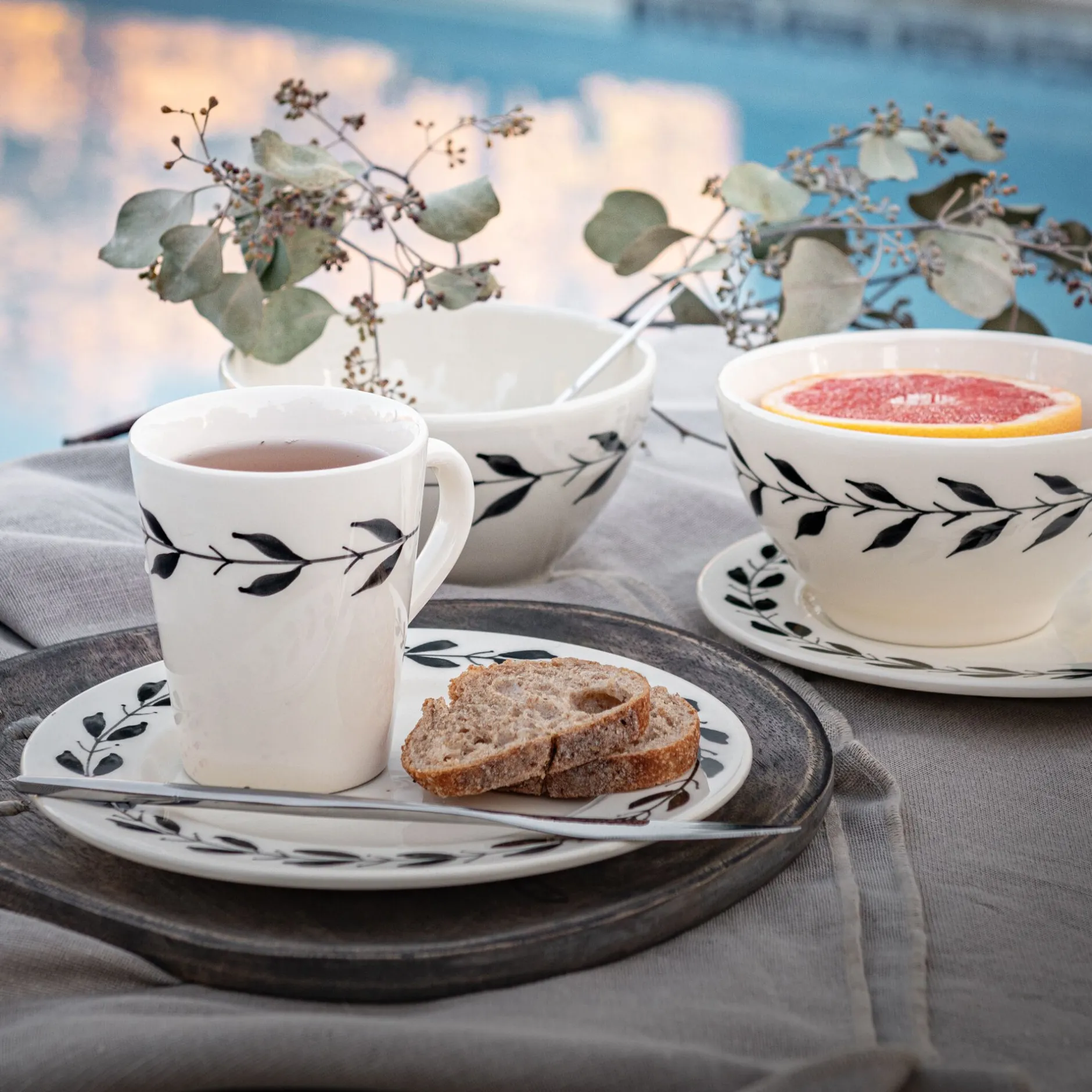 Vaisselle Petit Déjeuner|Tasse Et Mug*alinea Mug en faïence D9,5cm - Blanc